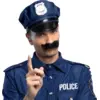 Image de Moustache auto-adhésive Police   Accessoire Costume Policier