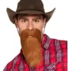 Image de Barbe Cowboy Autocollante   Accessoire Déguisement Western Adulte