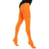 Image de Collant Opaque Orange Fluo UV   Collant Fluorescent 60 Deniers Festival & Années 80