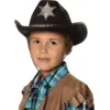 Image de Chapeau Cowboy Enfant Sheriff Noir   Accessoire Déguisement Far West