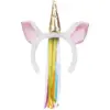 Image de Serre-tête Licorne avec Rubans Multicolores