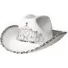 Image de Chapeau cowboy à franges pour déguisement "Glimmer"   Blanc