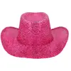 Image de Chapeau Cowboy Rodeo Party Rose   Chapeau Western Paillettes Festival & EVJF