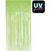 Image de Rideau à Franges Aluminium Vert Fluo UV   Décoration Porte Soirée Néon 200 × 100 cm