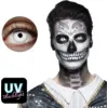 Image de Lentilles UV Flash Blanches 1 Mois   Lentilles Fluorescentes Halloween et Festival