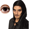 Image de Lentilles Noires Contour Rouge Démon   Lentilles Halloween