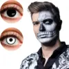 Image de Lentilles Skullface Noir et Blanc   Lentilles Halloween