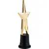 Image de Trophée Étoile Or 22 cm   Récompense Anniversaire et Jeux