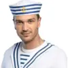 Image de Chapeau Marin Français   Blanc et Bleu avec Ancre