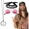 Image de Kit Accessoires Hippie Peace Deluxe   Années 60 & 70