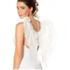 Image de Ailes d’Ange Blanches 50x50 cm   Accessoire Déguisement Ange Costume et Soirée