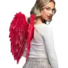 Image de Ailes d’Ange Rouges 50 cm   Accessoire Déguisement Halloween, Carnaval et Soirée