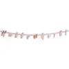 Image de Guirlande rose de lettre en carton "Hello Girl"