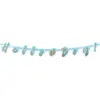 Image de Guirlande bleue de lettre en carton "Hello Boy"