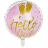 Image de Ballon aluminium "Hello Girl!"
