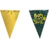 Image de Guirlande fanions "Boy or Girl" noir et or