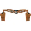 Image de Etui de cowboy double Sheriff - Marron