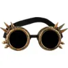 Image de Lunettes Steampunk dorées avec pics
