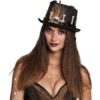 Image de Chapeau Vaudou avec Plumes et Tête de Mort   Déguisement Halloween