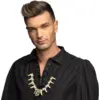 Image de Collier Dent Tête de Mort   Accessoire Déguisement Pirate et Gothique Adulte