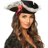 Image de Chapeau Pirate Stacey Femme   Accessoire Déguisement Pirate Élégant