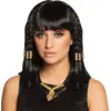 Image de Perruque « Cléo »   Coupe droite noire avec frange style égyptien