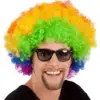 Image de Perruque Afro pop multicolore