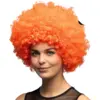 Image de Perruque Groove Orange UV Style Année 80 Disco