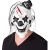 Image de Masque Latex Clown Psycho avec Cheveux   Halloween