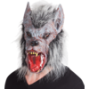 Image de Masque Latex Loup-Garou avec Cheveux   Halloween