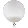 Image de Ballon Transparent à Confettis Plumes 46cm
