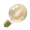 Image de Calex | Filament LED | Grand modèle E27 | G80 | Globe | Or | 3.8W