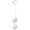 Image de Boules de Geisha en verre DUO LOVE 2.6cm Transparentes