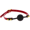 Image de Bâillon Boule Silicone TABOOM 4cm Noir-Rouge