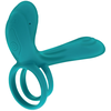 Image de Anneau pénien et stimulateur VIBRATOR GREEN 10 x 2.8cm