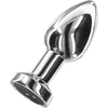 Image de Plug vibrant en métal THE GLIDER M Buttocks 7.4 x 3.4cm