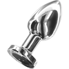 Image de Plug vibrant en métal THE GLIDER L Buttocks 9 x 4cm