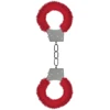Image de Menottes Fourrure Rouge