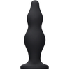 Image de Plug en silicone BUBBLE 11 x 4cm Noir