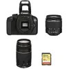 Image de CANON EOS 4000D KIT EF-S 18-55MM F3.5-5.6 III + EF 75-300MM F4-5.6 III + 32GB SD card en occasion ou reconditionné