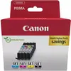 Image de Canon CLI-581 Cartouche d'encre authentique 2103C007 - Pack de 4 (Noir, Cyan, Magenta, Jaune)