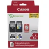 Image de Canon PG-540L / CL-541XL Photo Value Pack - Cartouche d'encre authentique 5224B012 - Pack de 2 (Noir + Couleur) + Papier Photo 10 x 15 cm (50 feuilles)