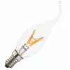 Image de Bailey | Lampe bougie LED avec pointe | Petite douille E14 | 3W Dimmable