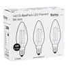 Image de Bailey | 3x Lampe bougie LED | Petite douille E14 | 4W