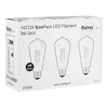 Image de Bailey | 3x Lampe à tube LED | Grande douille E27 | 4W