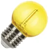 Image de Bailey 5x Ball Bulb Yellow | LED Filament 0.6W | Large fitting E27 Plastic