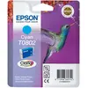 Image de Epson T0802 ''Colibri'' Cartouche d'encre originale Claria C13T08024011 - Cyan