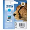 Image de Epson T0712 ''Guépard'' Cartouche d'encre originale DURABrite Ultra C13T07124012 - Cyan