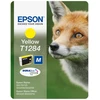 Image de Epson T1284 ''Renard'' Cartouche d'encre originale DURABrite Ultra C13T12844012 - Jaune