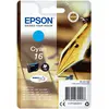 Image de Epson Pen and crossword Cartouche 'Stylo à plume' 16 - Encre DURABrite Ultra C, 3,1 ml, 165 pages, 1 pièce(s) C13T16224022